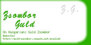 zsombor guld business card